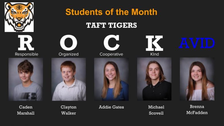 Students of the Month April 2020